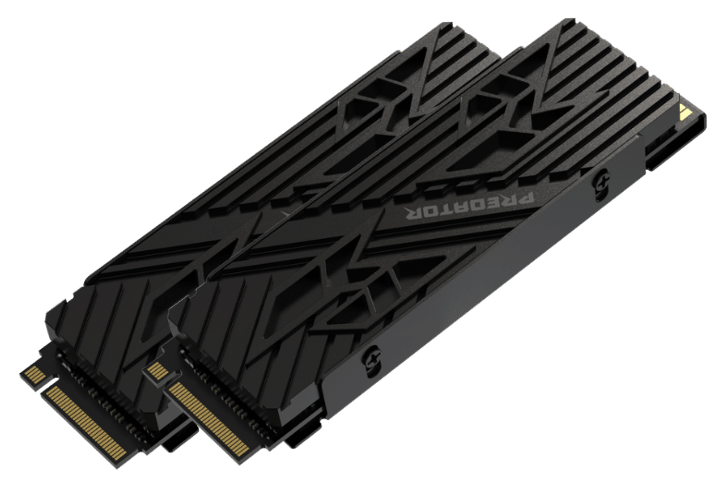 2x 4TB Predator GM7000 Heatsink PCIe 4.0 SSD